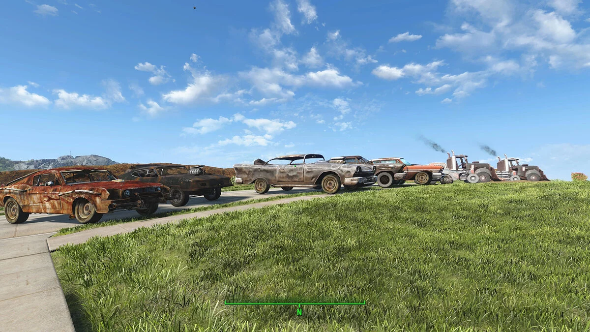 Fallout 4: Game of the Year Edition — Машины, на которых можно ездить