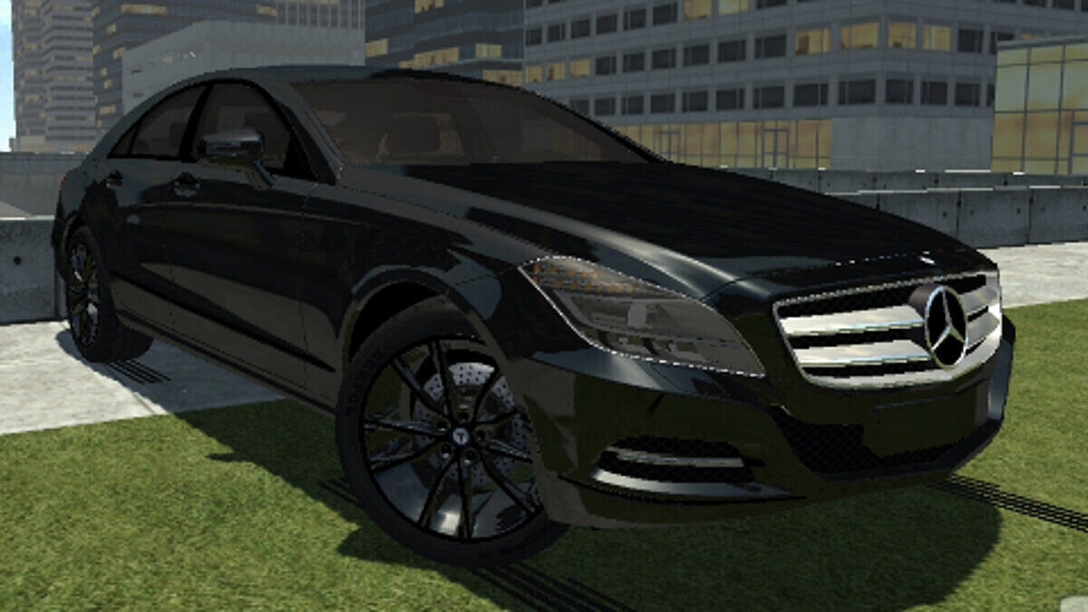 Simple Car Crash Physics Sim — Mercedes CLS 63 2012