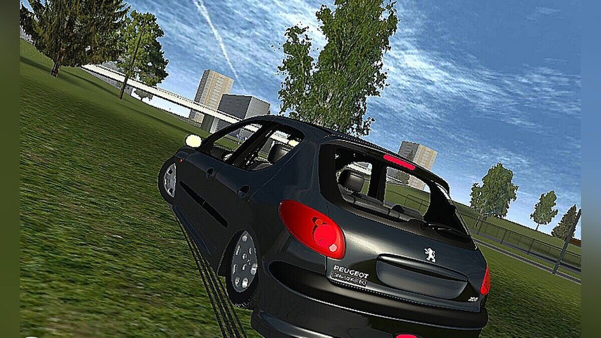 Simple Car Crash Physics Sim — Peugeot 206