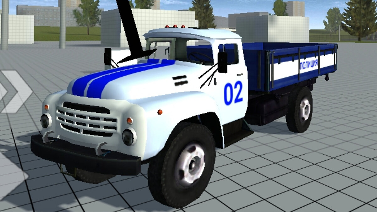Simple Car Crash Physics Sim — Полицейский ЗиЛ 130