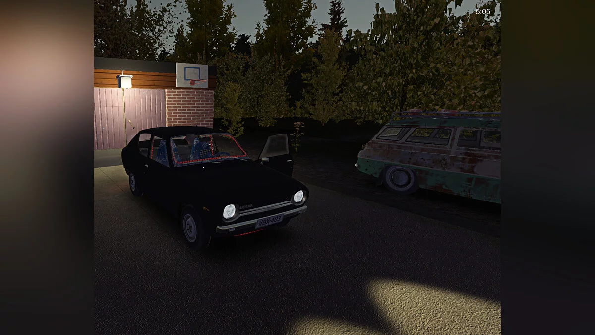 My Summer Car — Полностью собранная сток Сатсума, возле дома фургон и универсал, 10кк марок