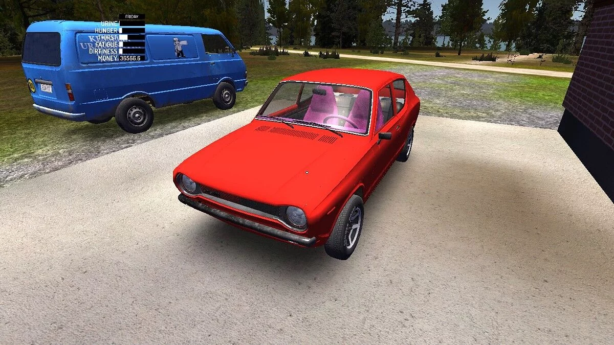 My Summer Car — Немного тюнингованная Сатсума, много еды и пива, сабвуфер и сд плеер