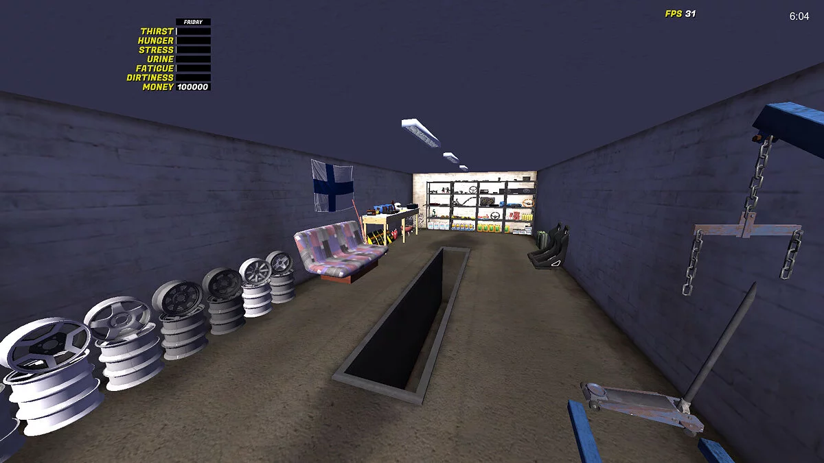 My Summer Car — Стоковая собранная Сатсума + вещи и деньги