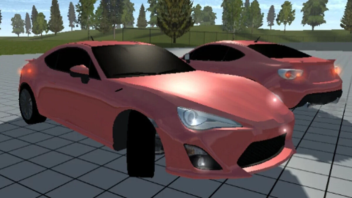 Simple Car Crash Physics Sim — Subaru BRZ