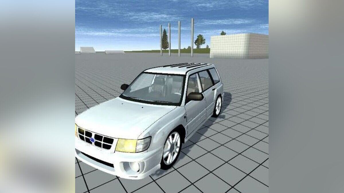 Simple Car Crash Physics Sim — Subaru Forester