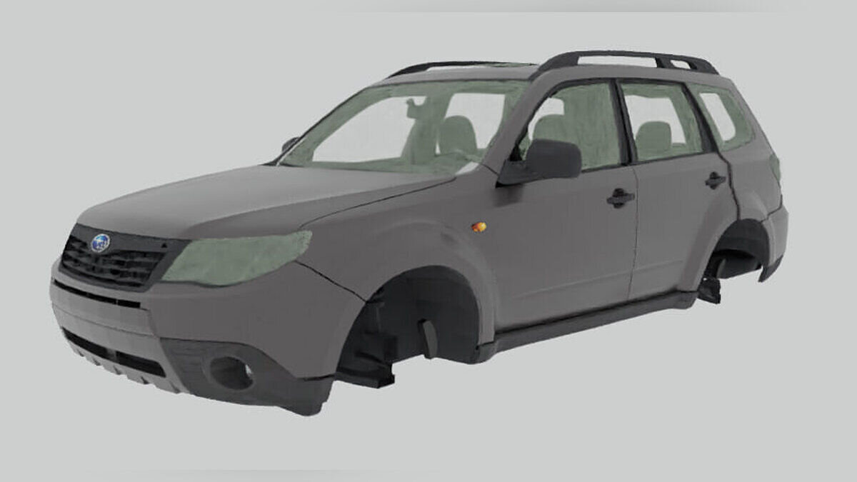 Simple Car Crash Physics Sim — Subaru Tribeca