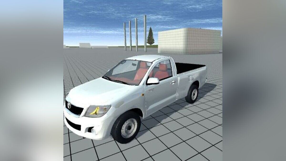 Simple Car Crash Physics Sim — Toyota Hilux SCC