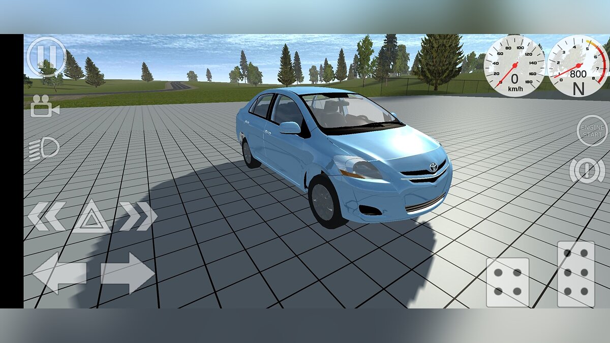 Simple Car Crash Physics Sim — Toyota Yaris Sedan 2008