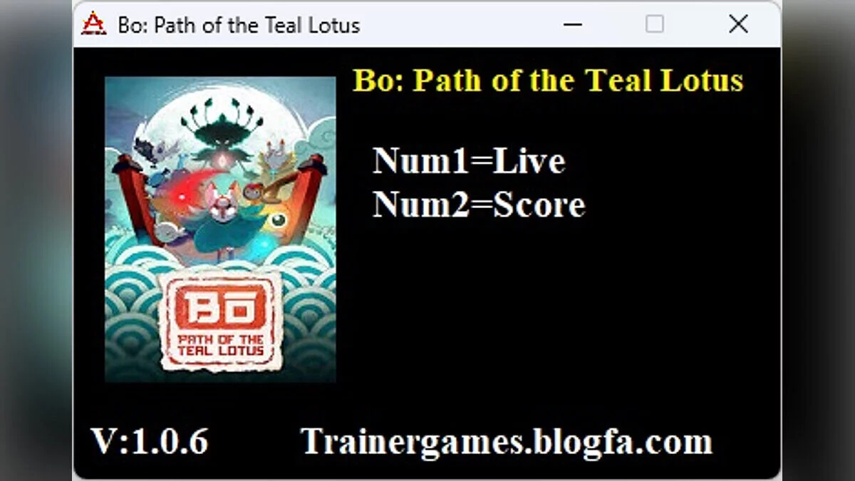 Bō: Path of the Teal Lotus — Трейнер (+2) [1.0.6]