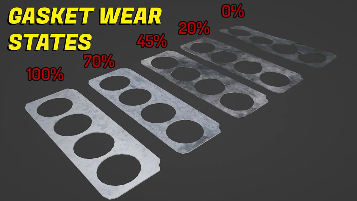 My Summer Car — Visual Wear — изменение внешнего вида и состояния деталей