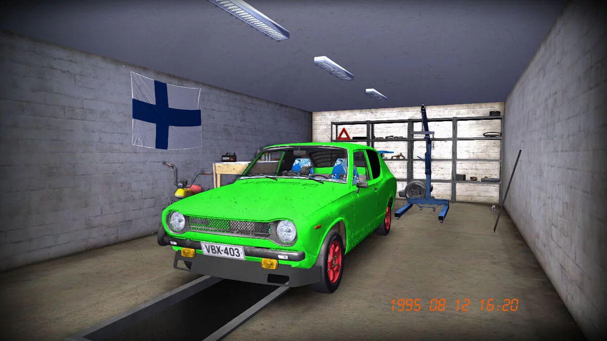 My Summer Car — Зелёная Satsuma, 7.7кк марок, едет 200 км/ч