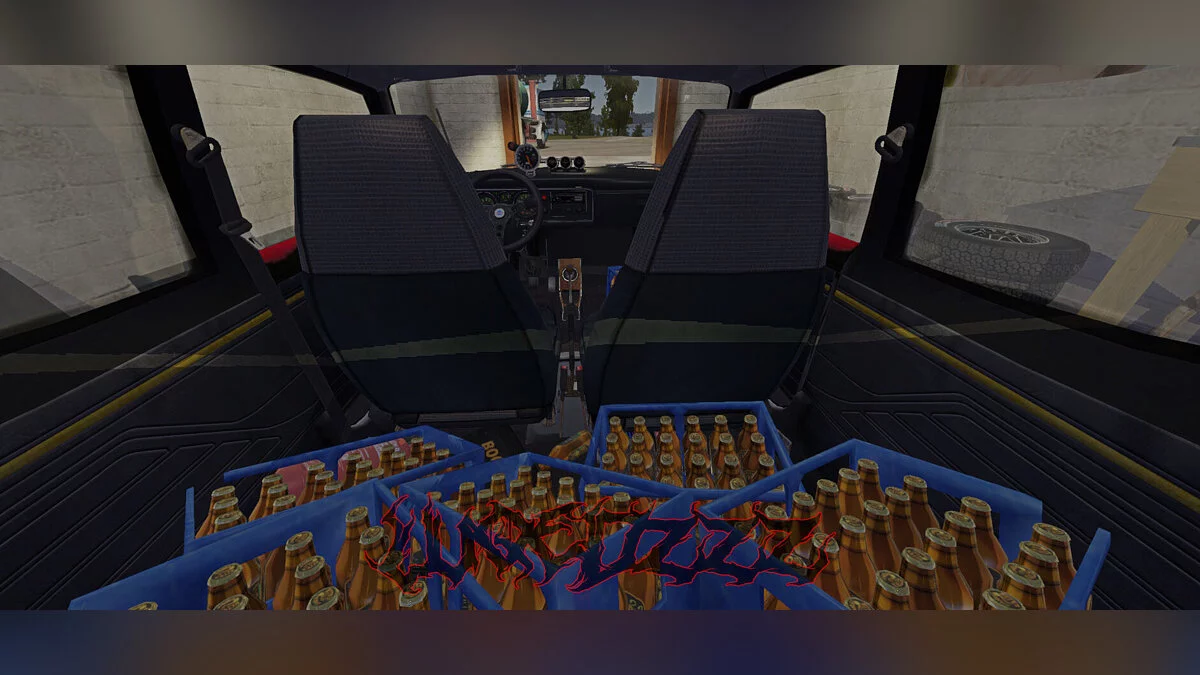 My Summer Car — Злая Сатсума, 7777 марок, полно еды и деталей + скин