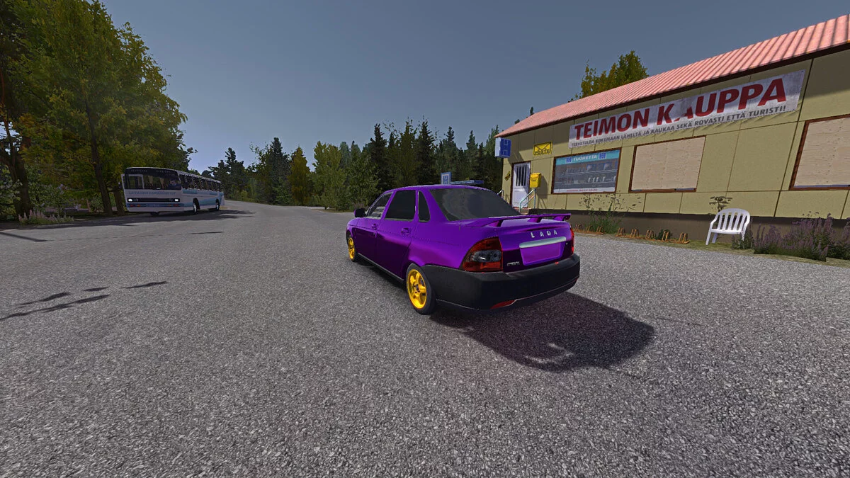 My Summer Car — Сатсума и Лада Седан баклажан