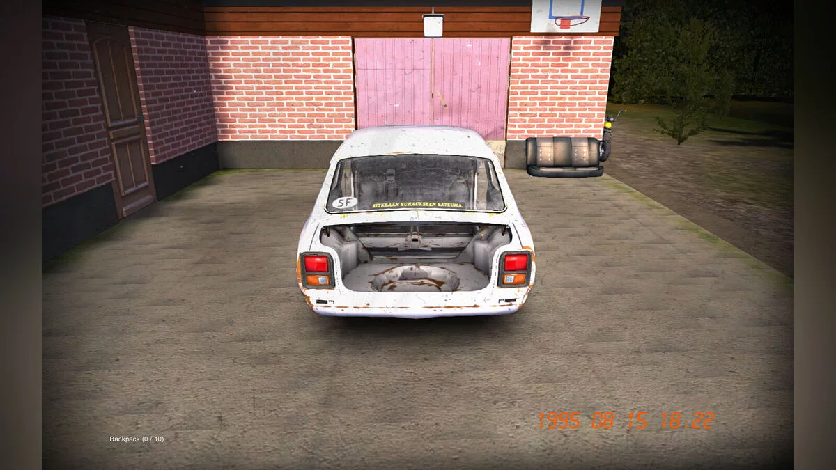 My Summer Car — Белая полусобранная Satsuma