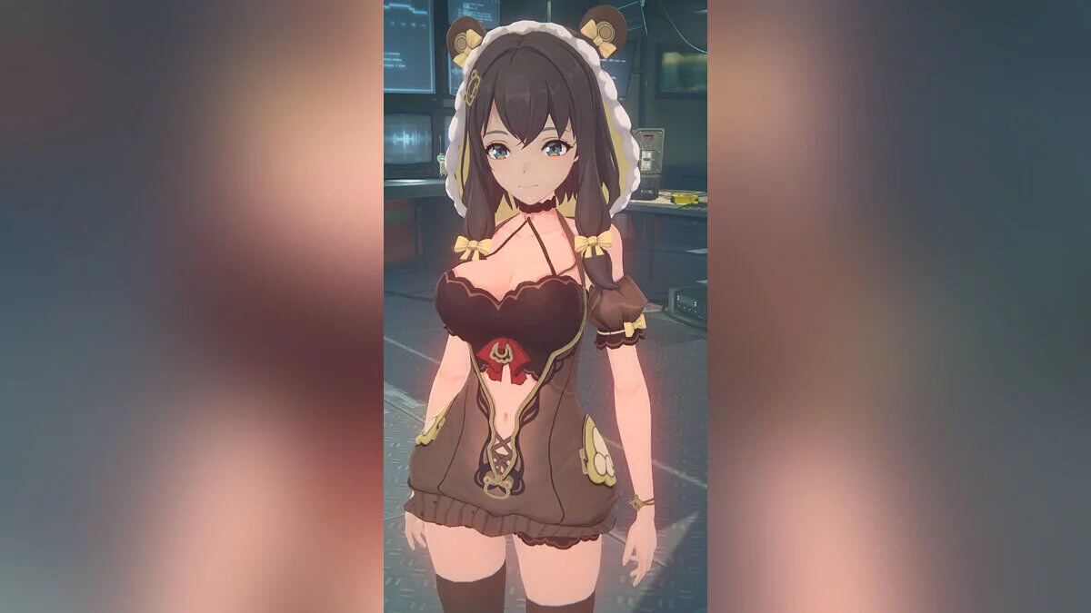 Zenless Zone Zero — Белль в костюме медведя