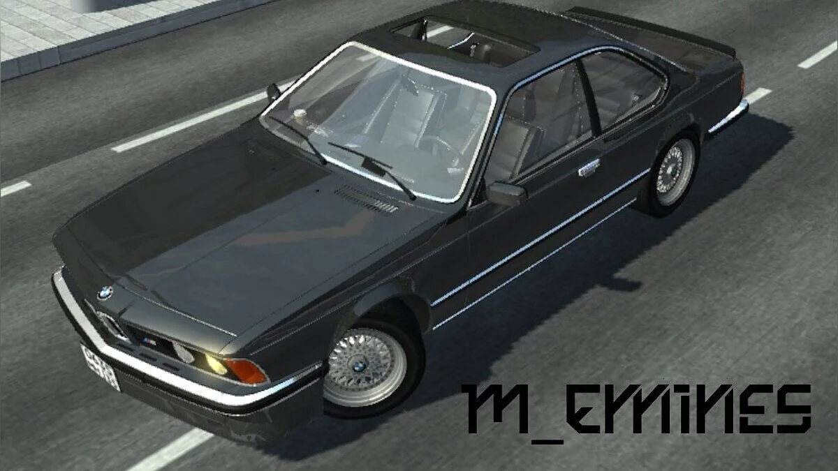 Simple Car Crash Physics Sim — BMW 635 CSI для дрифта