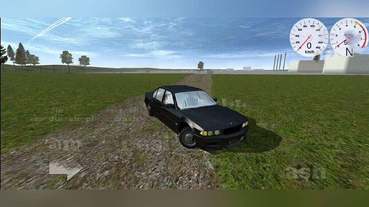 Simple Car Crash Physics Sim — BMW Е38 Alpine