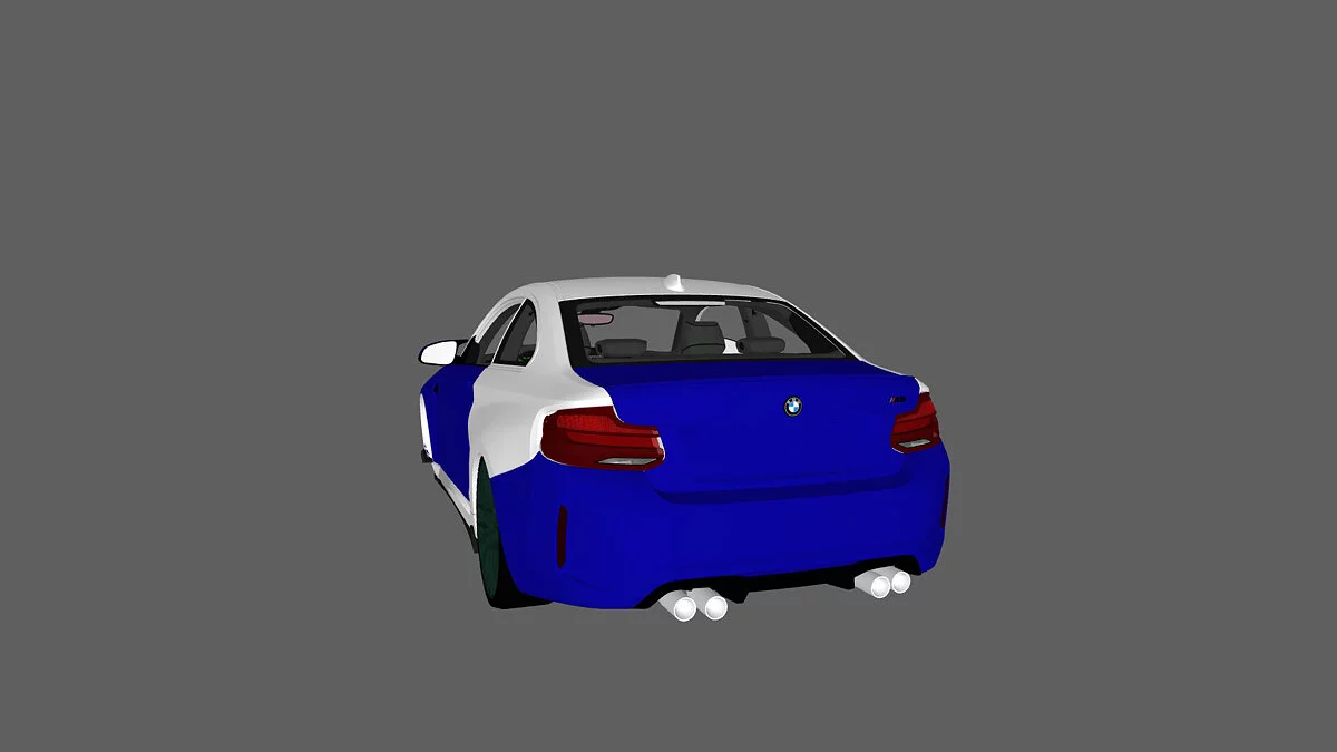 Simple Car Crash Physics Sim — BMW M2 с черными фарами