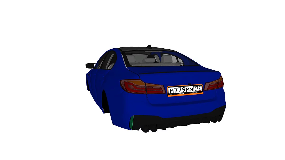 Simple Car Crash Physics Sim — BMW M5 V2
