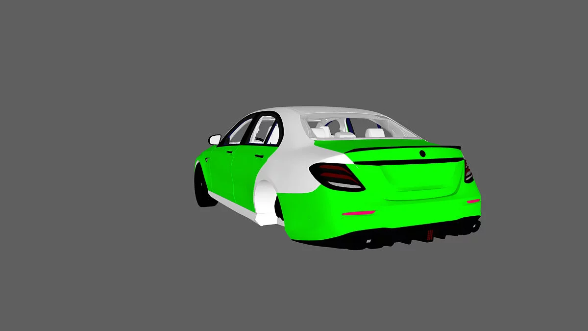 Simple Car Crash Physics Sim — Brabus E63 W213