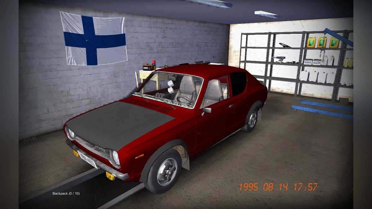 My Summer Car — Чёрно-тёмно-красная быстрая Satsuma, 21к марок