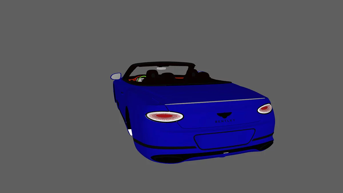 Simple Car Crash Physics Sim — Continental GT Cabrio