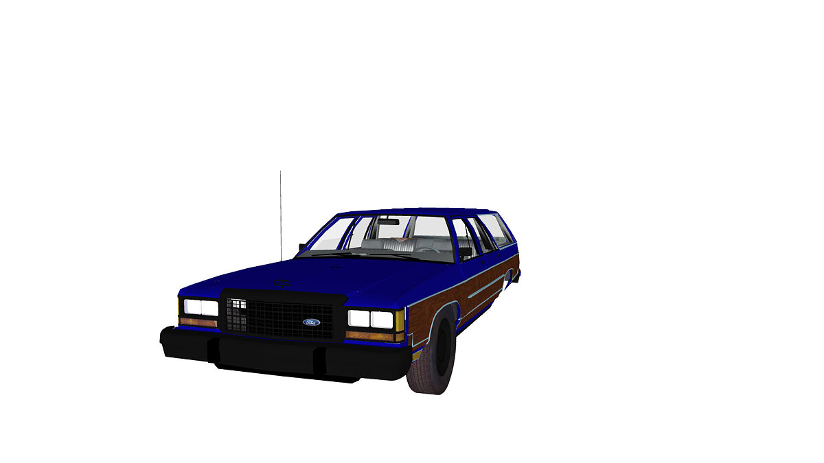 Simple Car Crash Physics Sim — Ford country squire ltd 1979