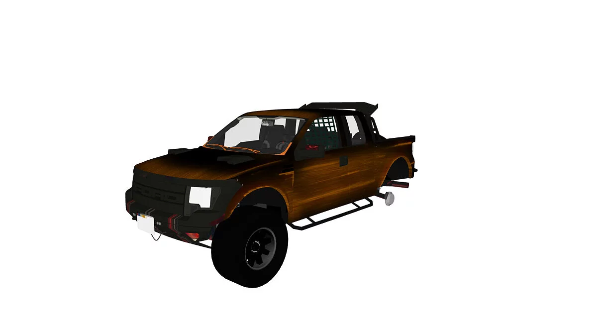 Simple Car Crash Physics Sim — Ford Raptor