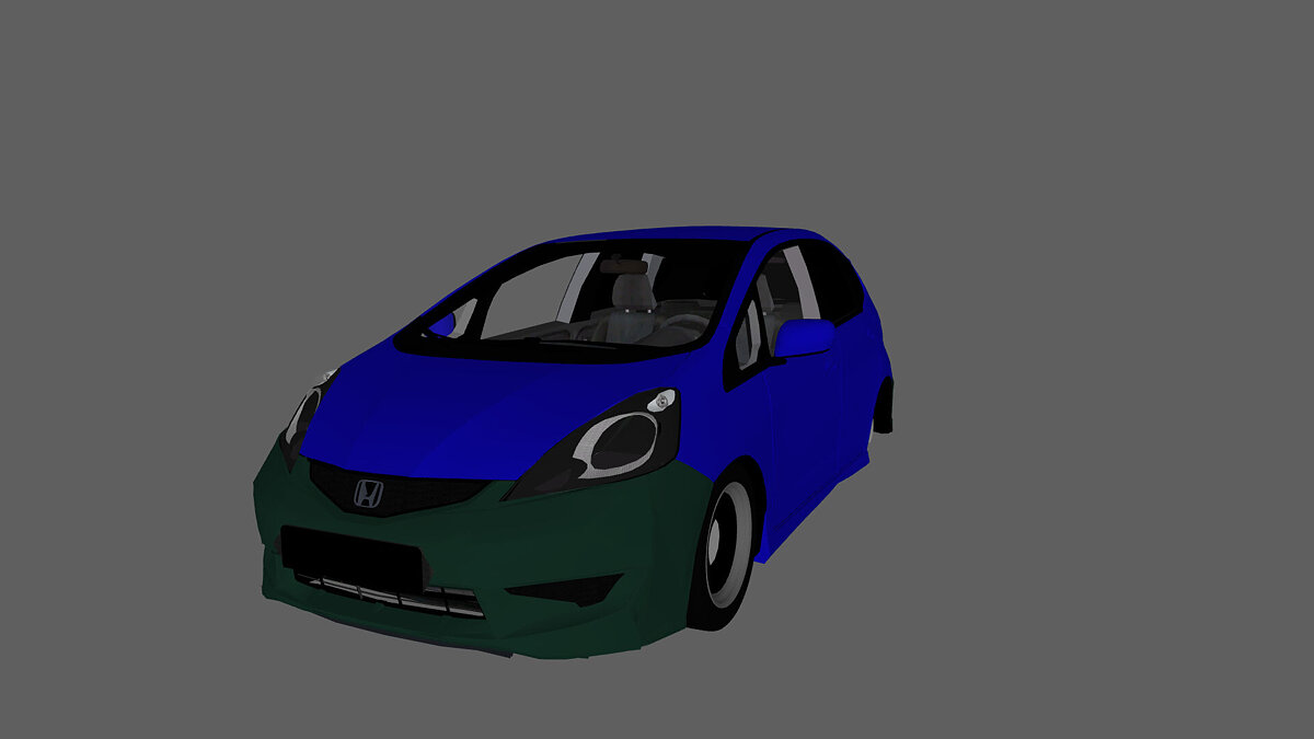 Simple Car Crash Physics Sim — Honda Jazz Fit