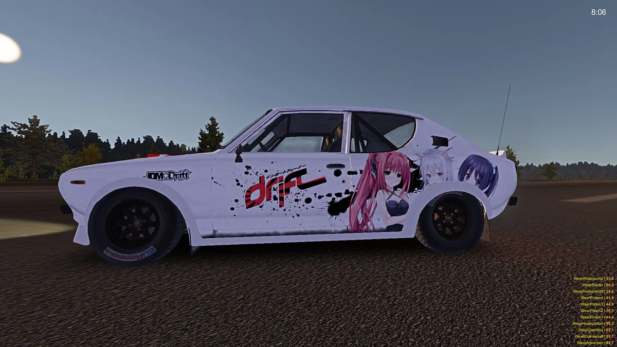 My Summer Car — JDM DRIFT винил для Сатсумы