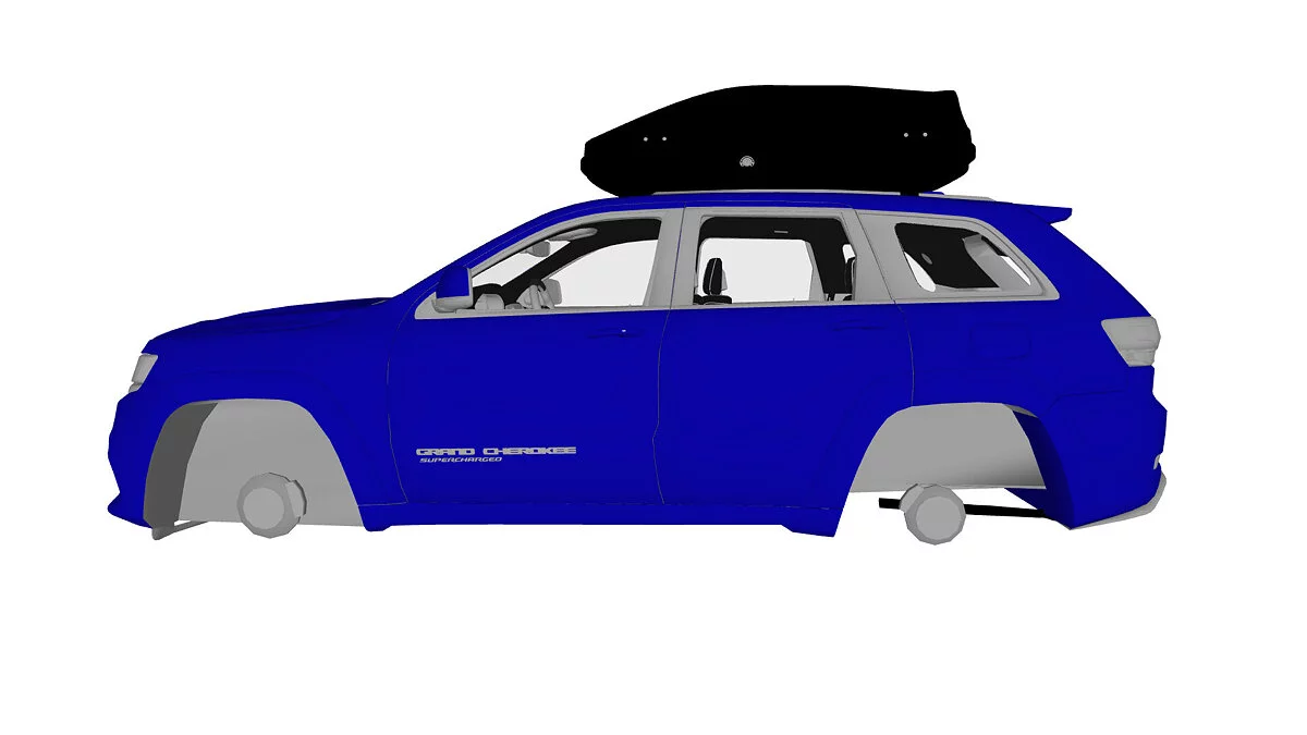 Simple Car Crash Physics Sim — Jeep Cherokee Crossover SUV