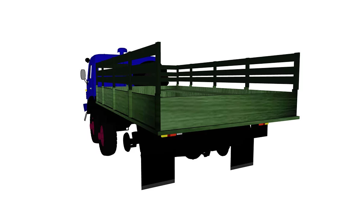 Simple Car Crash Physics Sim — Камаз с открытым кузовом