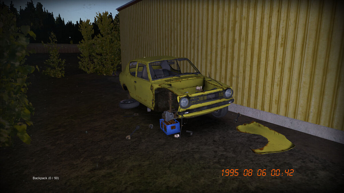 My Summer Car — Квест: Восстановление жёлтой Сатсумы