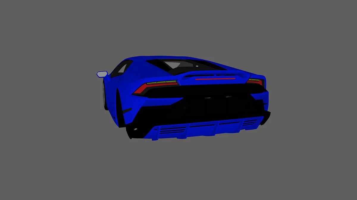 Simple Car Crash Physics Sim — Lamborghini Huracán