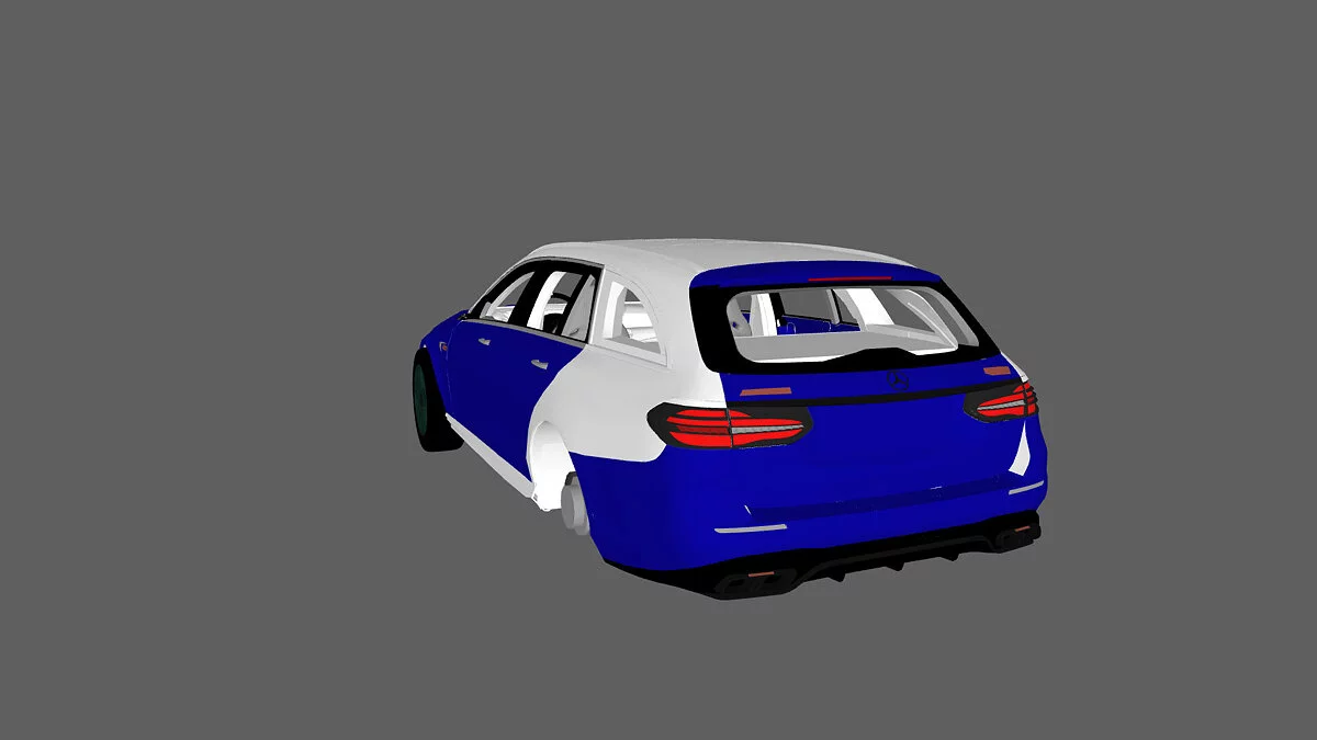 Simple Car Crash Physics Sim — Mercedes-Benz C63 универсал