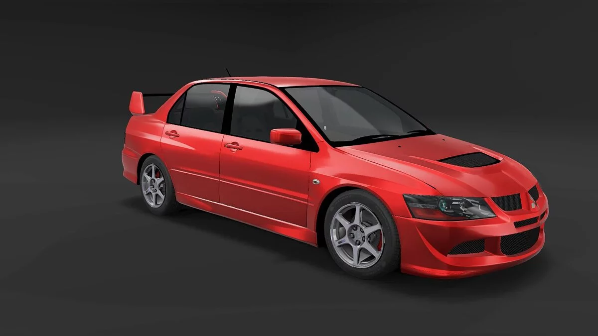 Simple Car Crash Physics Sim — Mitsubishi Lancer Evolution 7