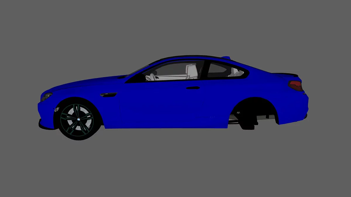 Simple Car Crash Physics Sim — MW M6 F13 turbo