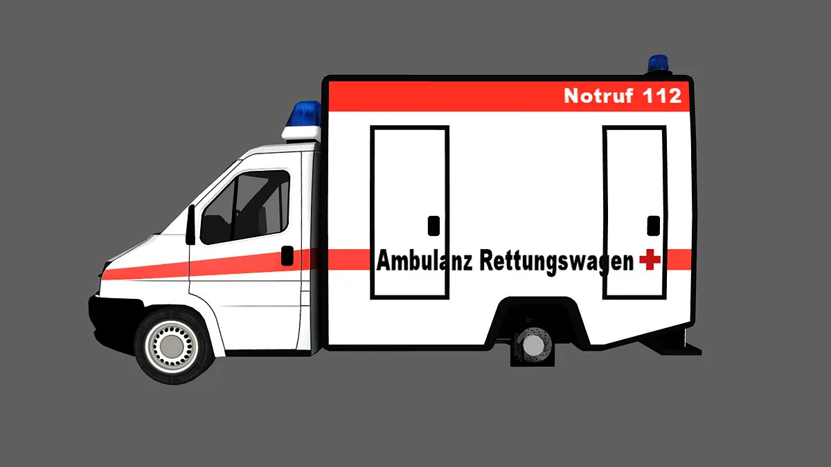 Simple Car Crash Physics Sim — Немецкая скорая помощь