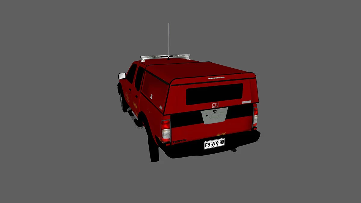 Simple Car Crash Physics Sim — Nissan пожарной службы