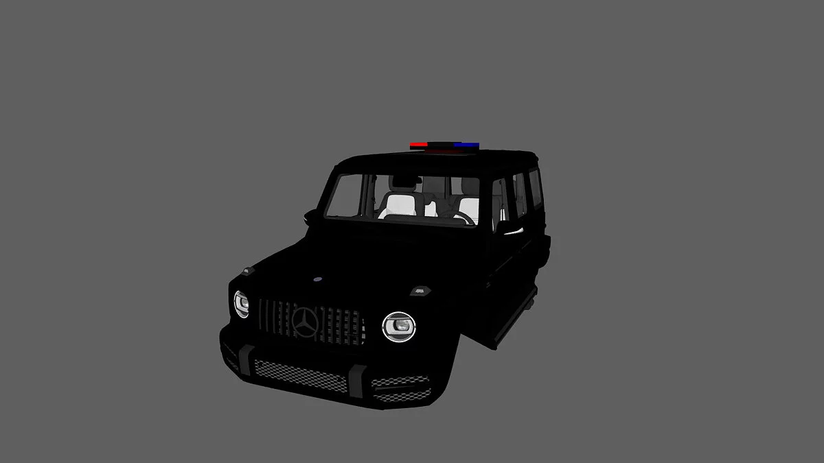 Simple Car Crash Physics Sim — Полицейский Mercedes-Benz G-класс