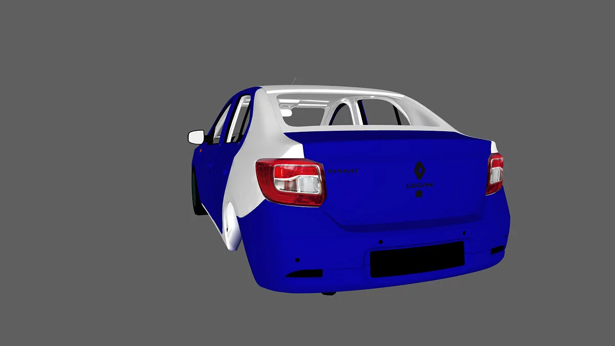 Simple Car Crash Physics Sim — Renault Logan