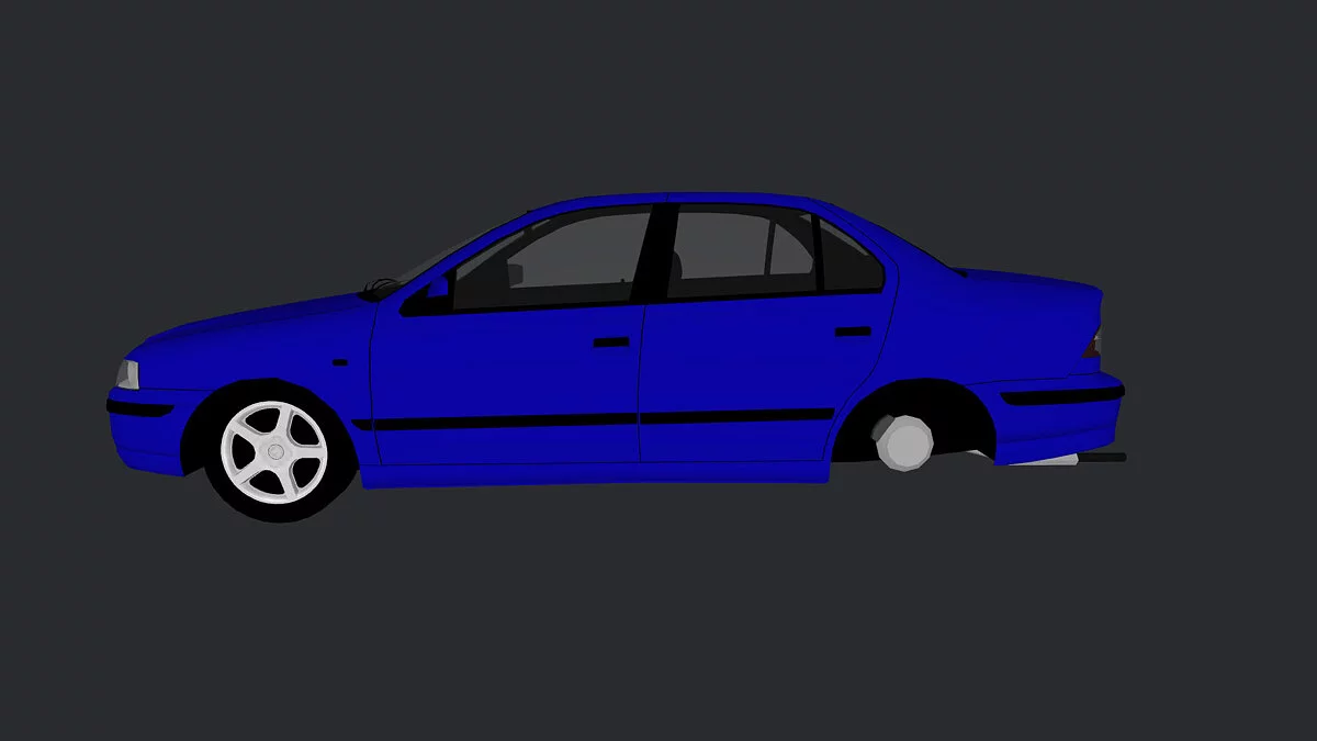 Simple Car Crash Physics Sim — Samand LX