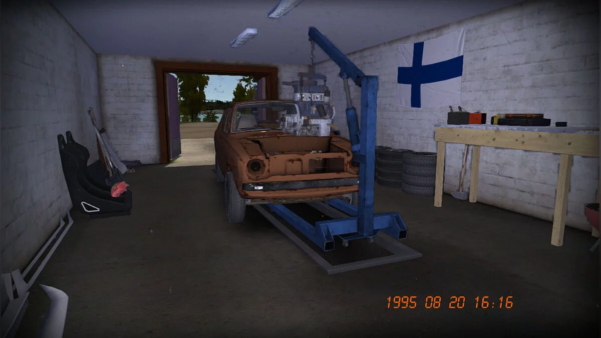 My Summer Car — Сатсума без мотора, 100к марок, весь тюнинг и GT детали в гараже