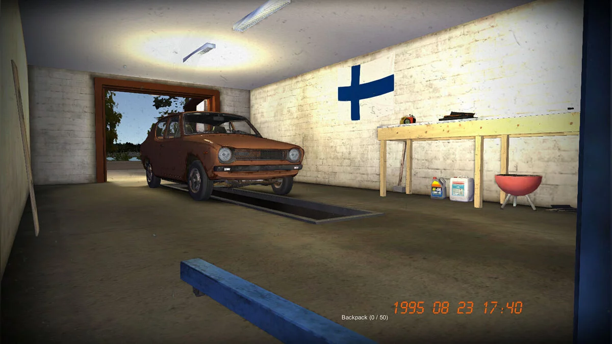 My Summer Car — Сатсума собранная с гаража, сток, заводится, 5к марок и Gifu