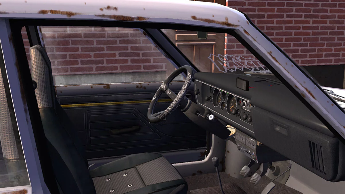 My Summer Car — Собранная белая Satsuma, получены ключи от Гифу и Фургона, есть номера