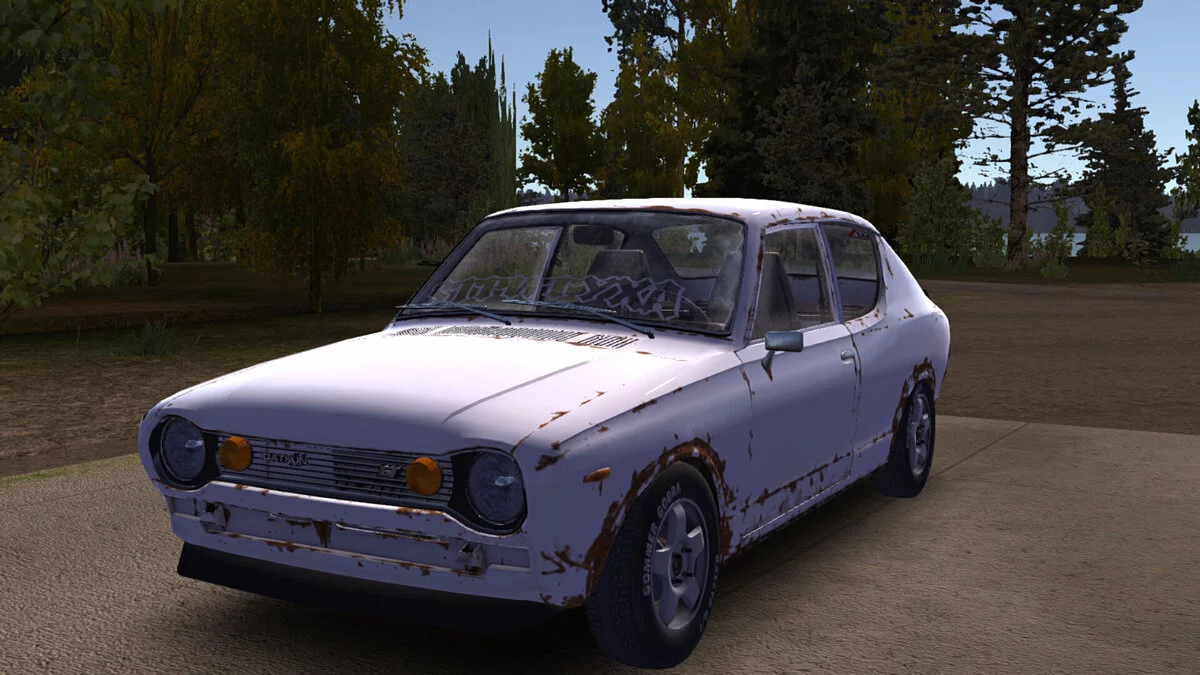 My Summer Car — Собранная белая Satsuma, получены ключи от Гифу и Фургона, есть номера