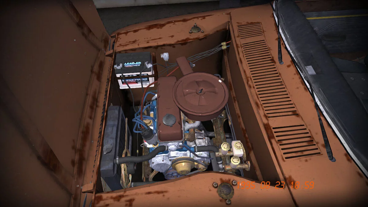 My Summer Car — Собранная стоковая Satsuma, 4к марок, есть часы мужика