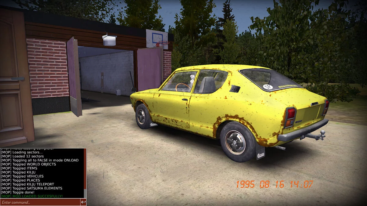 My Summer Car — Сток Сатсума без номеров