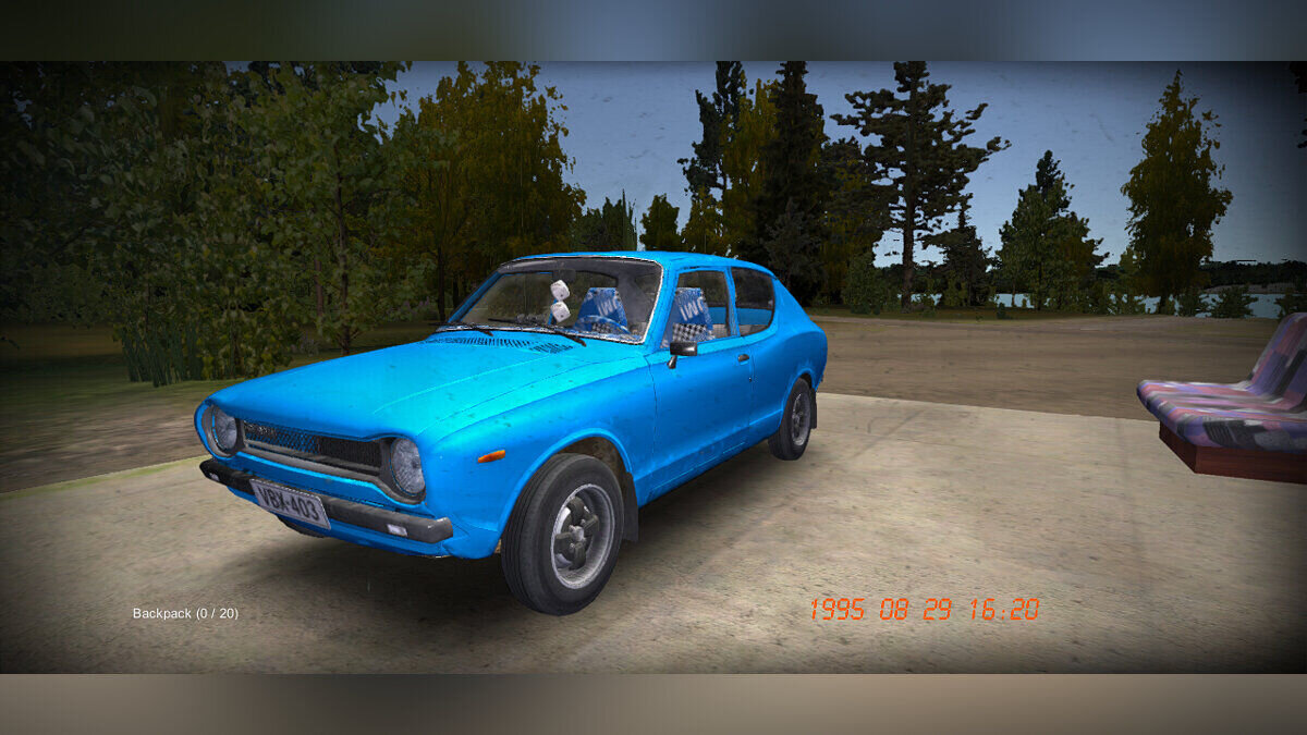 My Summer Car — Сток Сатсума с сабвуфером, все GT детали найдены и лежат в гараже