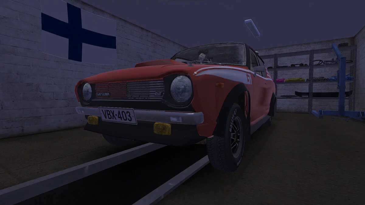 My Summer Car — Тюнингованная Красная Satsuma GT